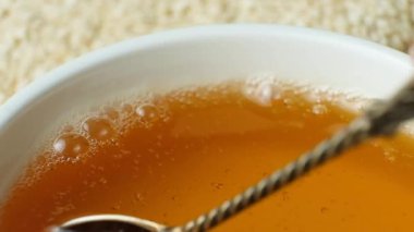 Susam yağı dokusu Yavaş Makro Rafine edilmemiş Soğuk Baskı Susam Yağı