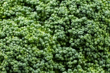 Makro Sağlıklı Organik Brokoli Çiçekleri.