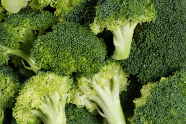 Doğal Yeşil Brokoli Sebze Doku Makro.