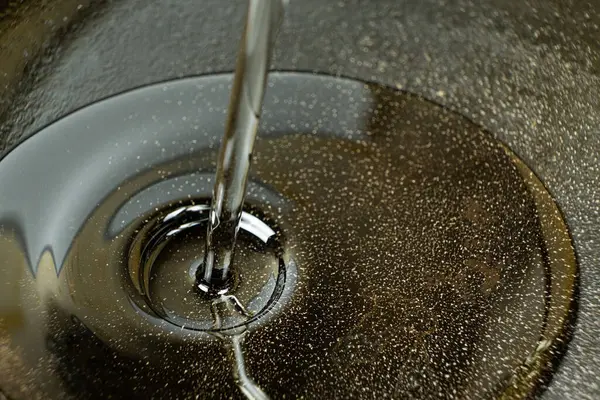 Bitkisel yağ dökme demir tava makro işlemine döküldü