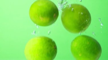 Citrus Fruits sular altında. Limon Kabarcığı Sahnesi Tazeleniyor.