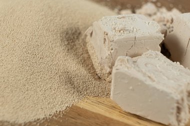 Taze ıslak maya ve Granüler kuru maya karşılaştırması