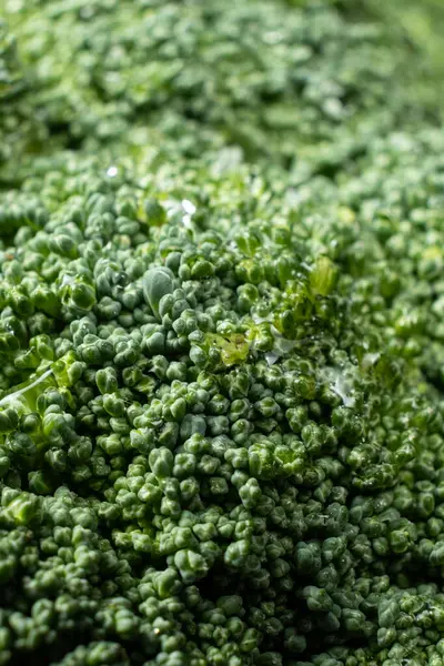 Ayrıntılı Dokusu Olan Yeşil Brokoli Başı.