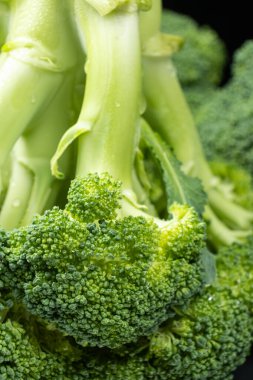 Makro Sağlıklı Organik Brokoli Çiçekleri.