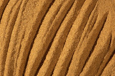 Zemin Tarçın 'ın dokusu. Doğal Mutfak Arkaplan Üst Görünümü.