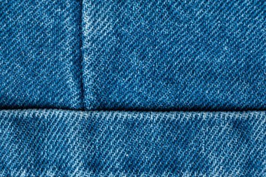 Dokuma Mavi Denim Konumlarının Ayrıntılı Görünümü