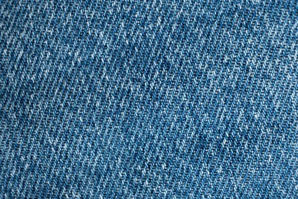 Mavi Denim Tekstil Arkaplanı. Cotton Jeans Makro Üst Görünümü.