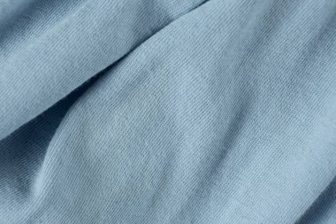 % 100 pamuktan oluşan bir kumaşın makro dokusu