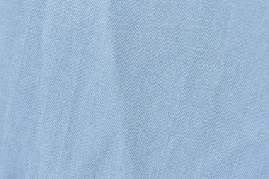 Mavi Polyester Elastane Kumaş Yakın plan.