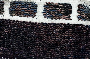 Parıldayan Sırlar Ayrıntıları Makro Görünümünde.