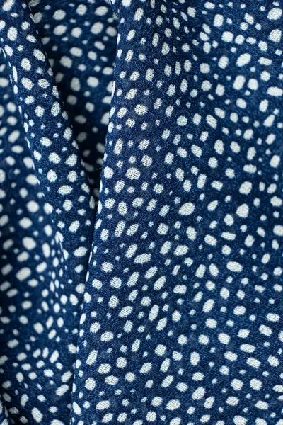 Yüzde yüz polyester kumaş makro üst görünüm.