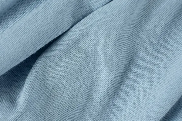 % 100 pamuktan oluşan bir kumaşın makro dokusu