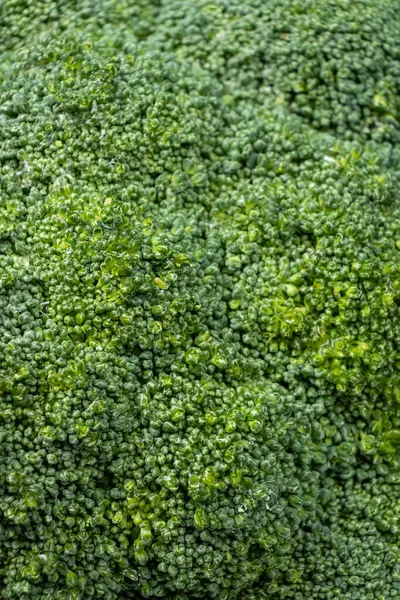 Makro Taze Çiğ Brokoli 'nin Doğal Dokuları.