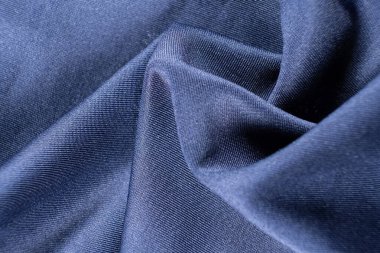 Zengin mavi kumaş makro arkaplan