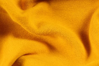 % 100 pamuktan oluşan bir kumaşın makro dokusu