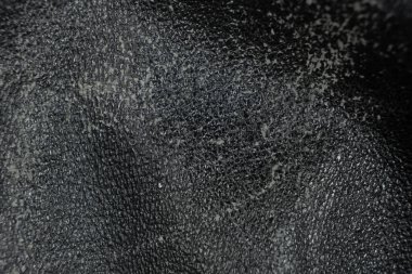 Eski Shabby Black Deri, Soyut Vintage Arkaplan