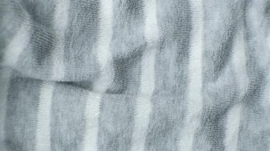 Makro desen pamuk ve polyester kumaş üst görünüm