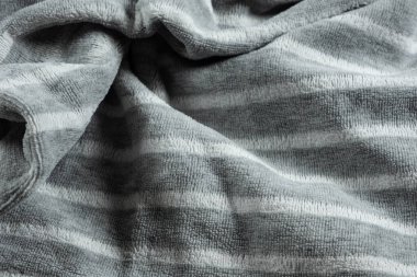 Makro desen pamuk ve polyester kumaş üst görünüm