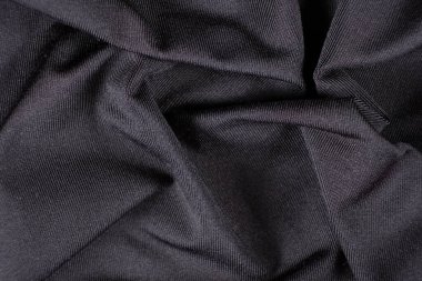 Polyester kumaş ve biraz elastik, makro desen üst görünüm.