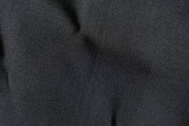 Kumaş yün ve polyester, makro doku, soyut siyah kumaş arkaplan