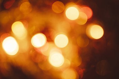 Altın Tatil Işıkları Mevsimlik Satış İçin Bulanık.