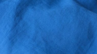 Makro Doku Polyester Mavi Kumaş.