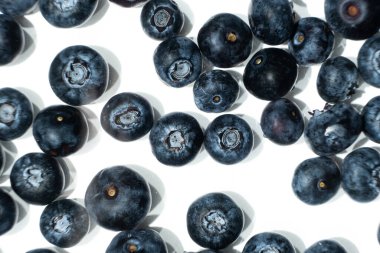 Suda taze yaban mersinli arkaplan..