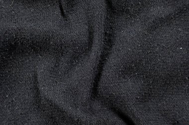 Tüylü ve Giyimli Eski Pamuk Kumaş Yüzeyinin Macro Görünümü.