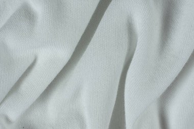 Soyut Pamuk Tekstil Yüzey Üst Görünümünün Yakın Çekimi.