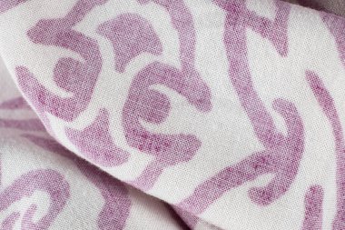 Doğal Fiber Viskoz Kumaş Makro Doku Yakın Çekim.