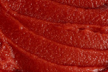 Kalın domates macunu dokusu. Zengin Renkli Aşçılık Arkaplanı