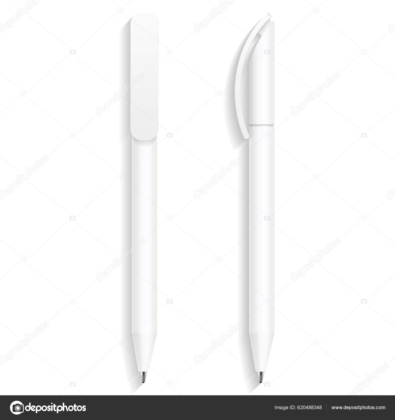 Pens pencil markers set isolated on white Vector Image