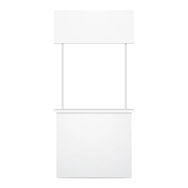 Pos Poi Blank Empty Retail Stand Stall Bar Display Con — Archivo Imágenes Vectoriales