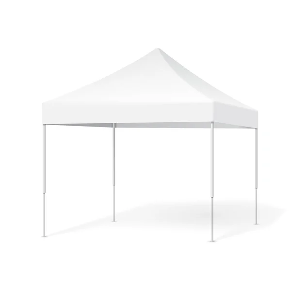 Mockup Promotionele Reclame Outdoor Event Trade Show Pop Tent Mobile — Stockvector