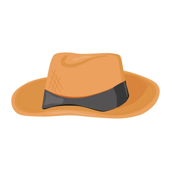 Chapéu Panamá Verão Chapéu Palha Chapéus Material Natural Vestuário Acessório —  Vetores de Stock