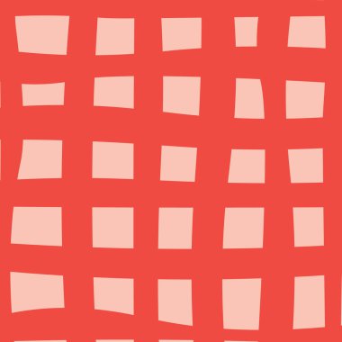 Kusursuz damalı desen. Ekose, desen kontrolü, modern tarzda sonsuz bir geçmiş. Tekstil, kumaş, ambalaj kağıdı tasarımı için çizgili baskıyı tekrarlıyor. Tekrarlanabilir düz vektör çizimi