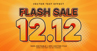 Flaş satış 1212 pop sanat çizgi roman tarzı metin efekti 3d şablon