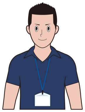 Erkek spor eğitmeninin resmi.