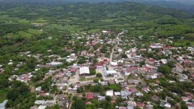 Traveling in of the town of Texca in middle of the mountains, Guerrero