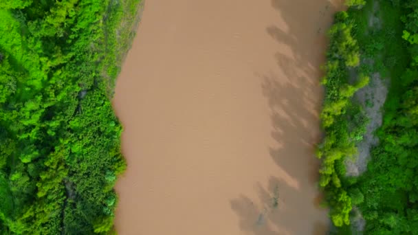 Aerial Wonderland Drone Video Προσφέροντας Μια Άποψη Του Rio Omitlan — Αρχείο Βίντεο
