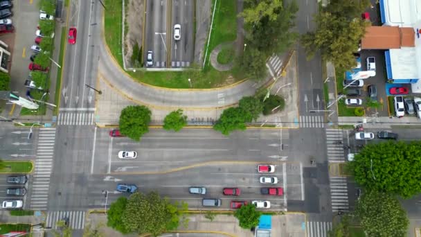 Panorama Pionowa Dron Panning Lazaro Cardenas Avenue Guadalajara Meksyk — Wideo stockowe