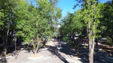 İnsansız hava aracı Ruben Dario parkından ve Guadalajara 'daki Providencia mahallesinden kalkıyor.