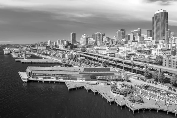 Seattle Belvárosában Városkép Városkép Washington Állam Usa — Stock Fotó