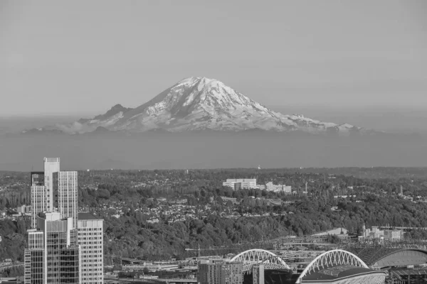 Seattle City Centrum Skyline Stadsbild Washington State Usa — Stockfoto
