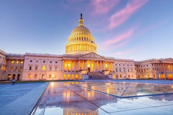 United States Capitol Building Washington American Landmark Sunset — Stock Photo, Image