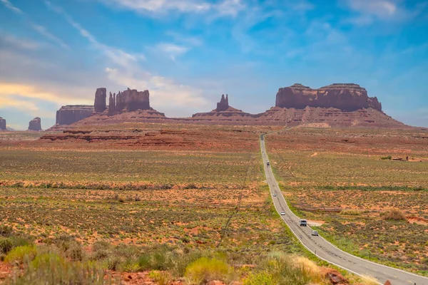 View Monument Valley Forest Gump Point Arizona Usa — Stock Photo, Image