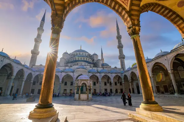 Die Sultanahmet Moschee Istanbul Türkei — Stockfoto
