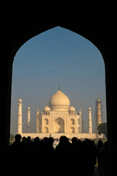 Taj Mahal Seven Wonders World Agra India — Stock Photo, Image