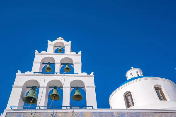 Stadtbild Der Stadt Oia Auf Der Insel Santorin Griechenland lizenzfreie Stockbilder