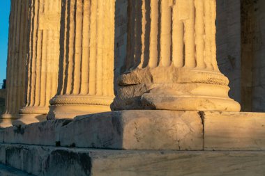 Akropolis, Atina ve Yunanistan 'daki antik binanın mimari ayrıntıları